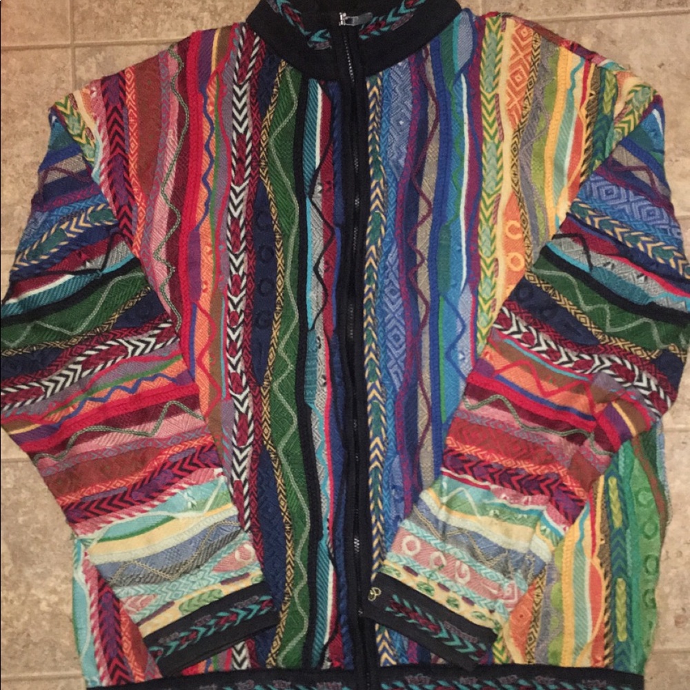 Coogi Zip Up Sweater